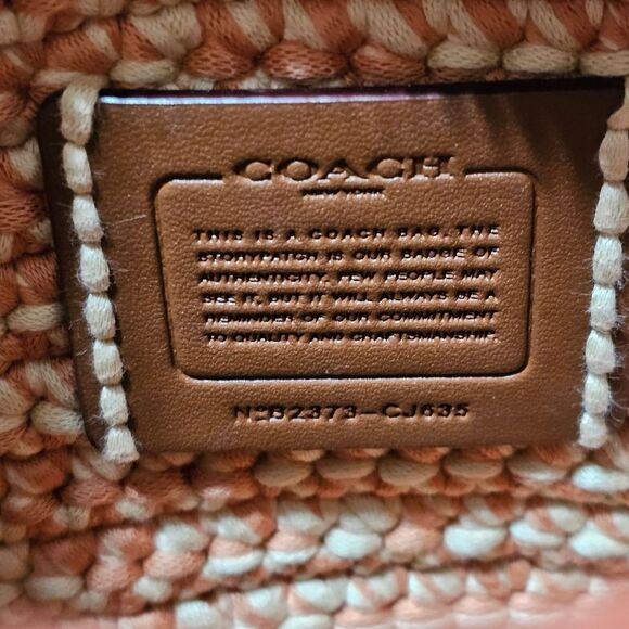 NWT Coach Crochet Rogue 20 Purse - Picture 7 of 8